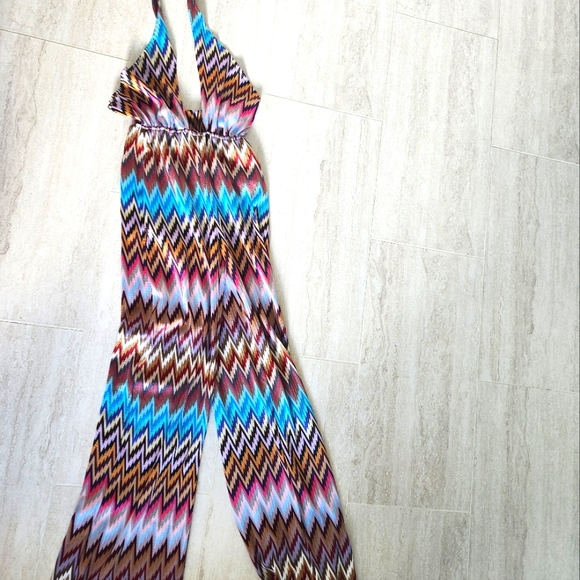 Nasty Gal Jumpsuit Zig Zag pattern - Picture 3 of 4